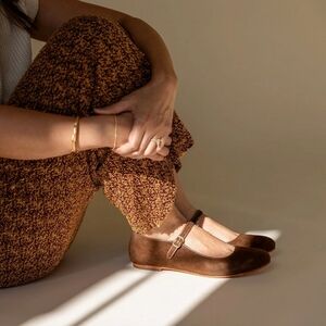 Fortress of Inca Jane Suede Mary Jane Flats